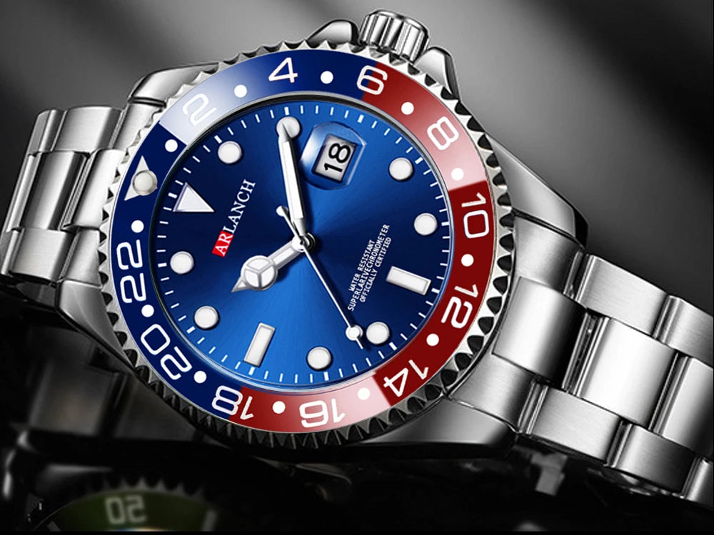 ARLANCH Quartz Steel Watch Luminous