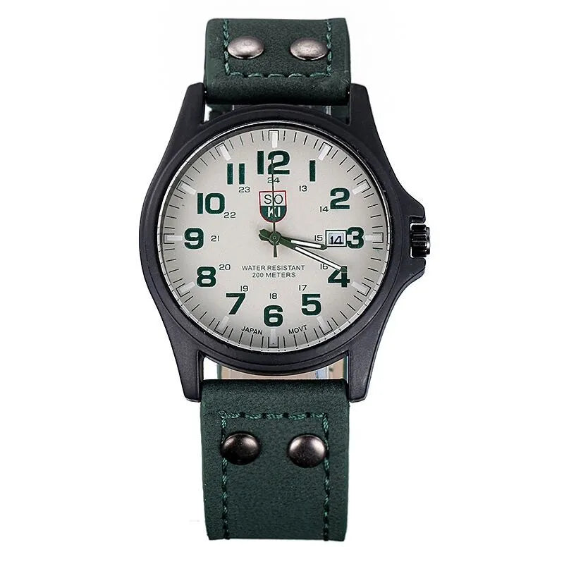 SOKI Mens Casual Wristwatch Quartz