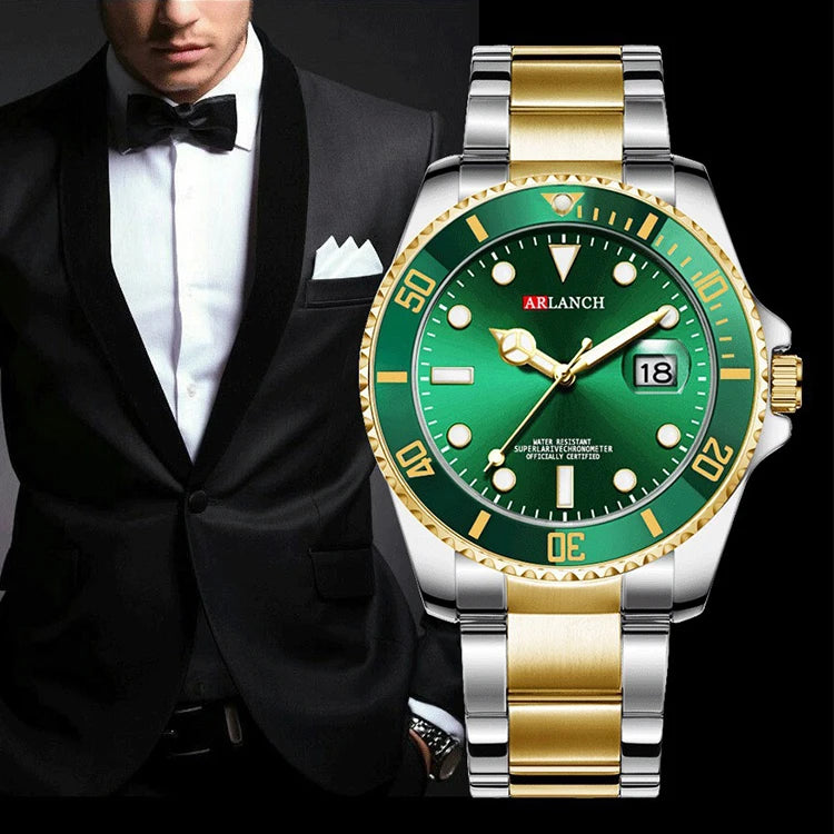 ARLANCH Quartz Steel Watch Luminous