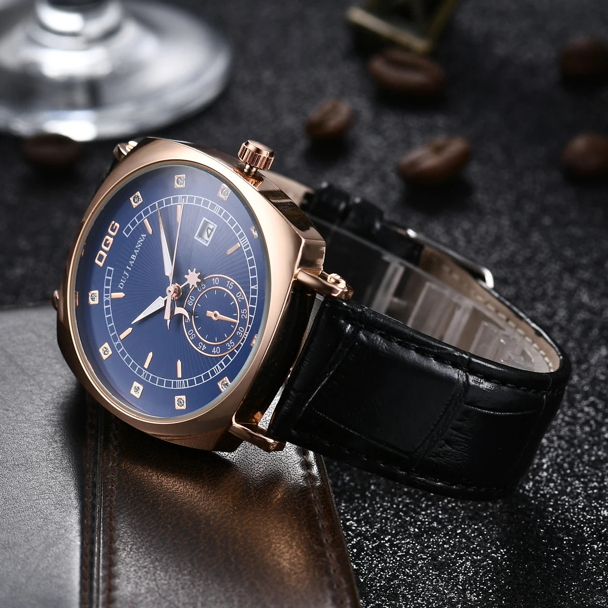 New Men Watches Luxury Brand Square