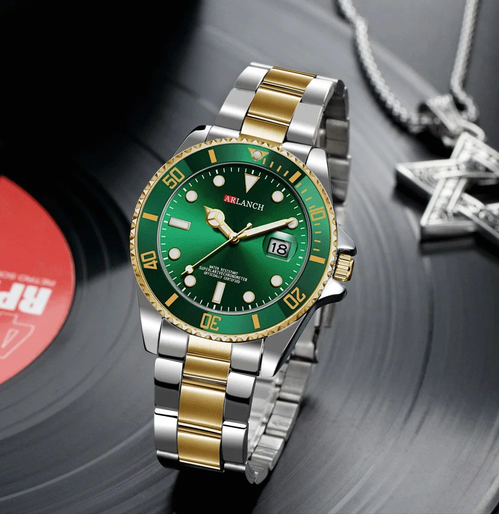 ARLANCH Quartz Steel Watch Luminous