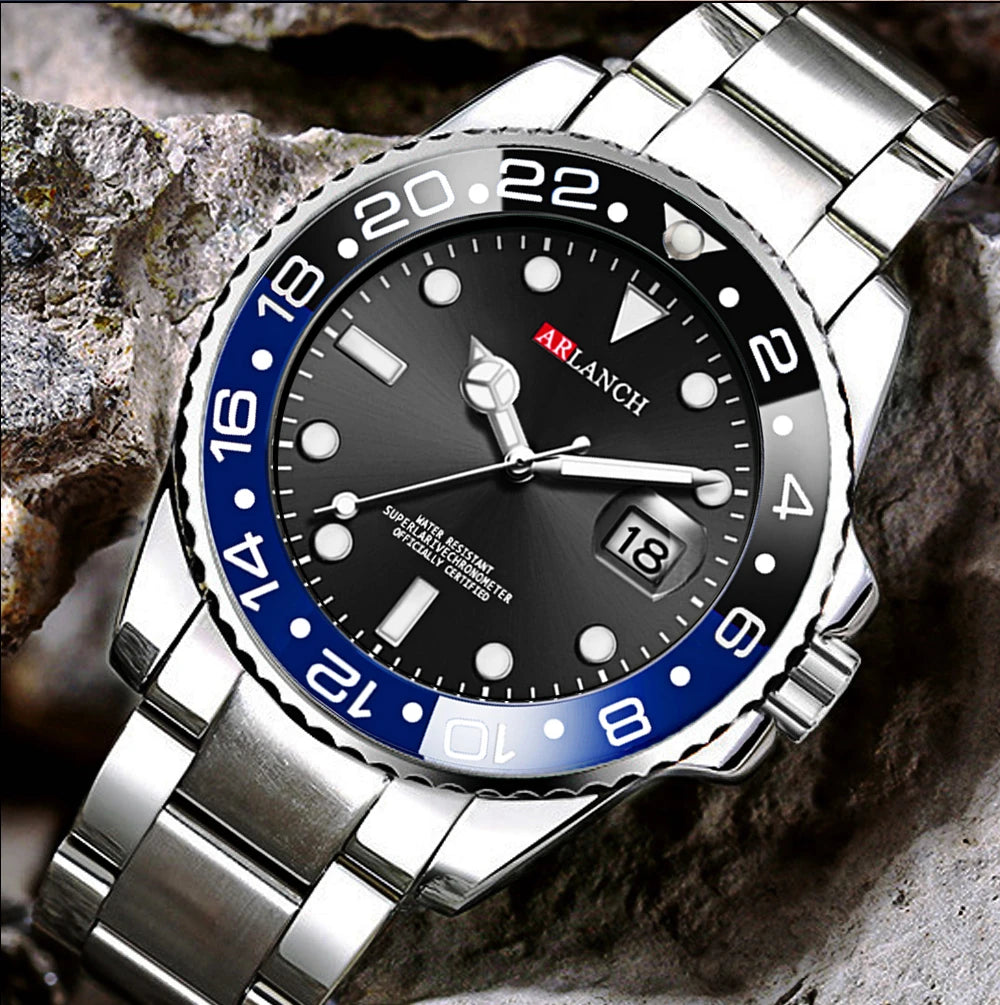 ARLANCH Quartz Steel Watch Luminous