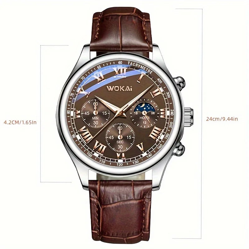 Simple Fashion Men's Pu Leather