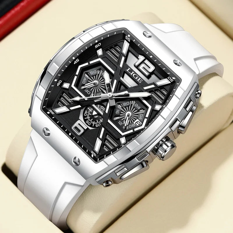 Relogio Masculino LIGE Men Watch Luxury
