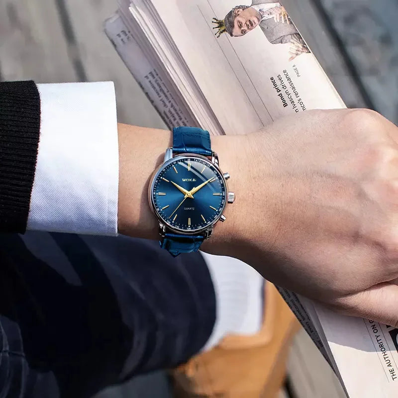 Fashion Male Clock Mens Casual Wristwatch