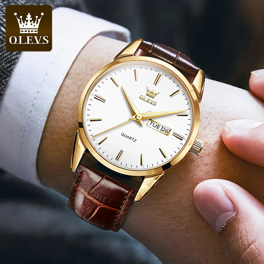 OLEVS TOP Brand Classic Quartz