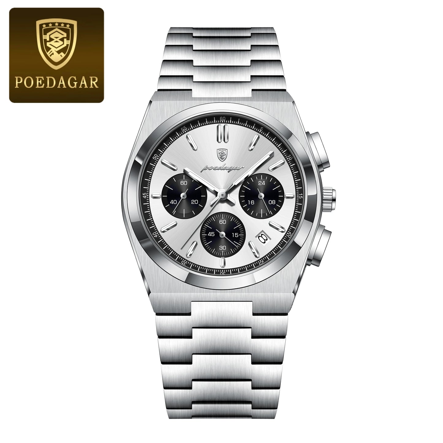 POEDAGAR Luxury Quartz Watch Sport