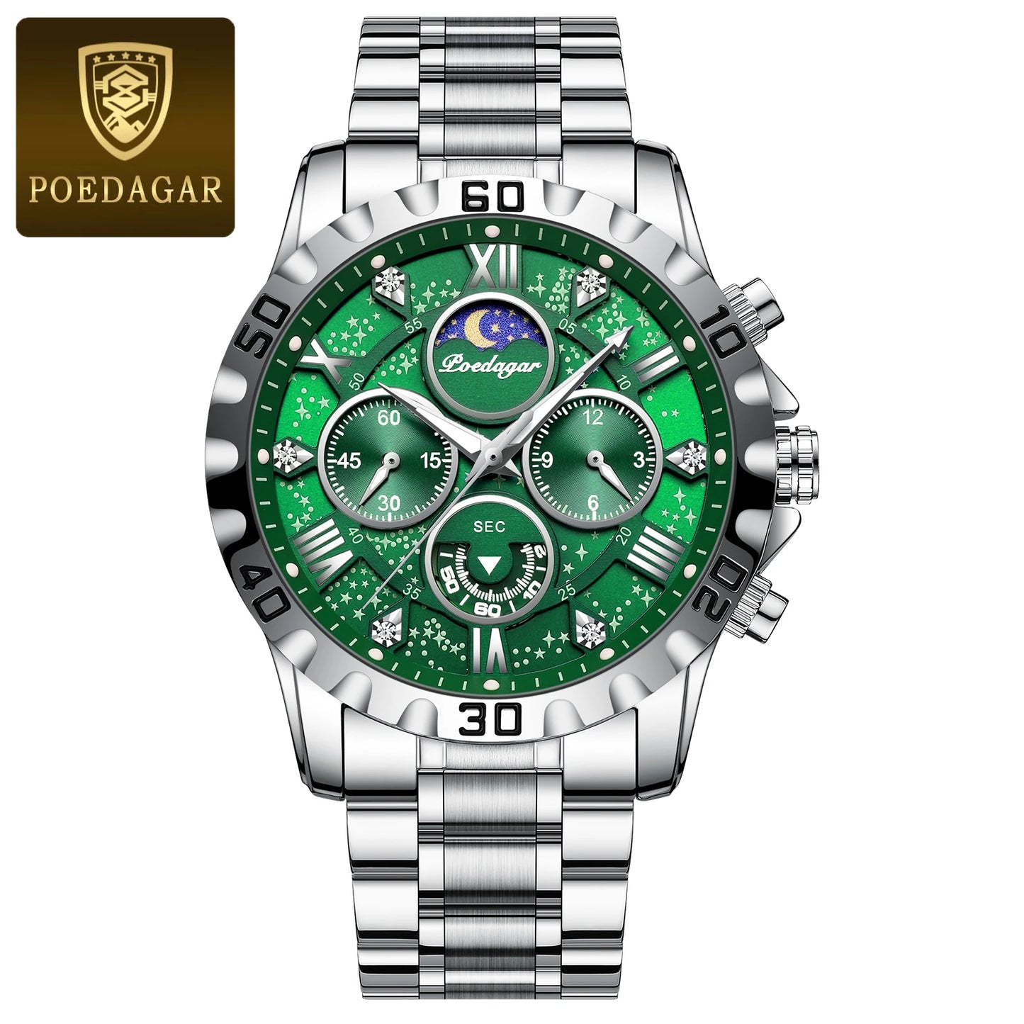 POEDAGAR Top Luxury Man Wristwatch