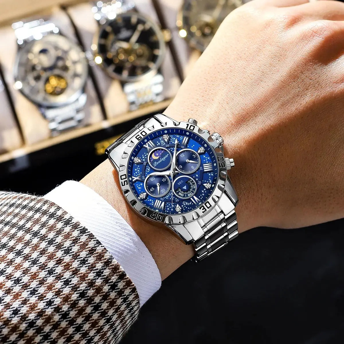 POEDAGAR Top Luxury Man Wristwatch