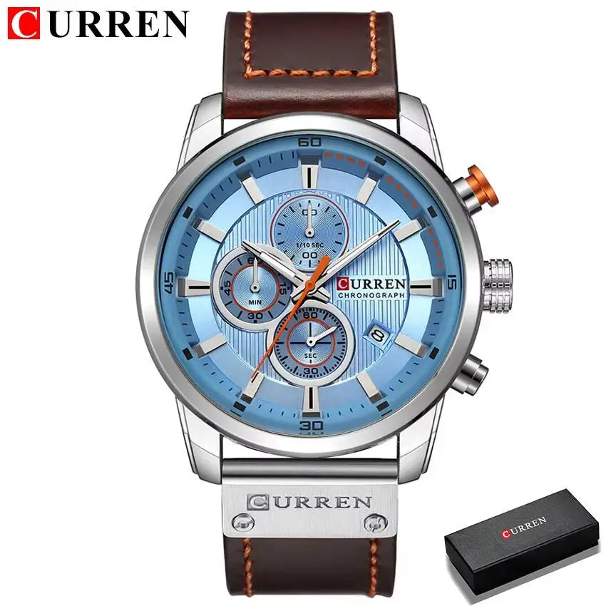 Luxury Chronograph Quartz Watch Men Sports
