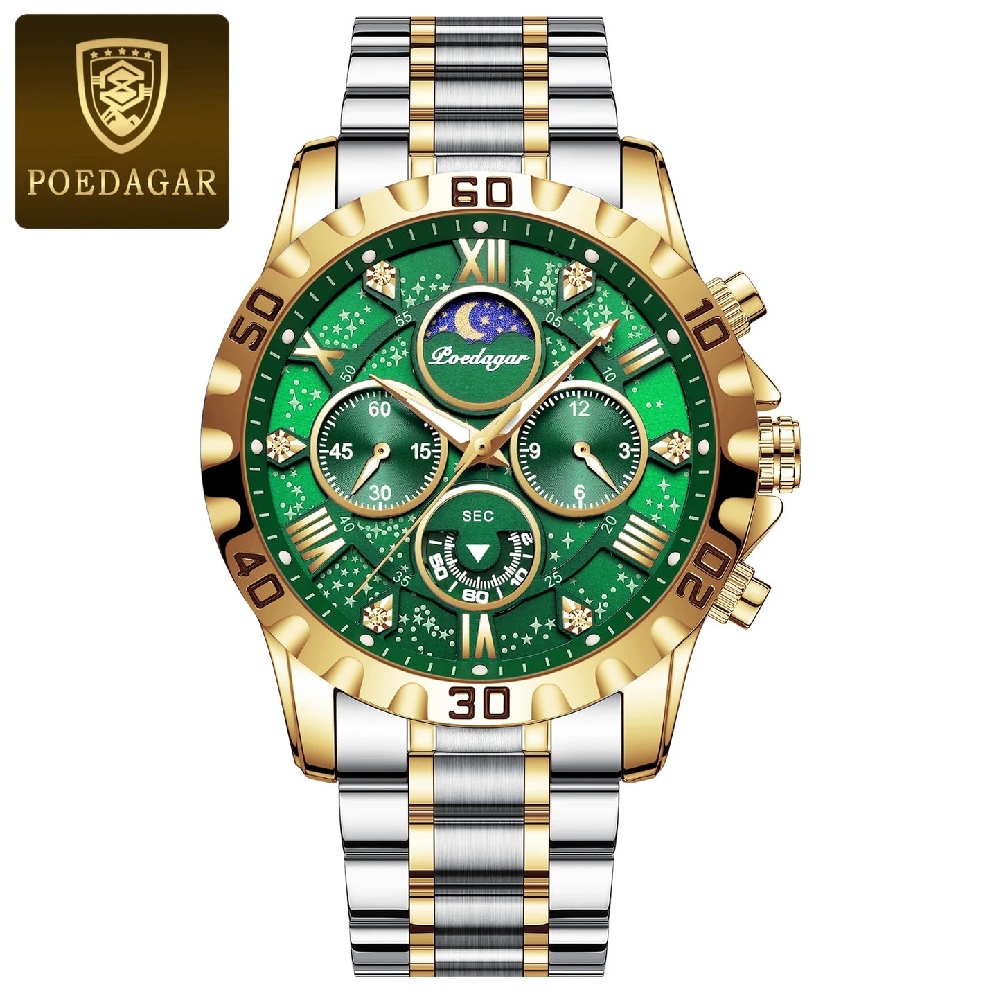 POEDAGAR Top Luxury Man Wristwatch