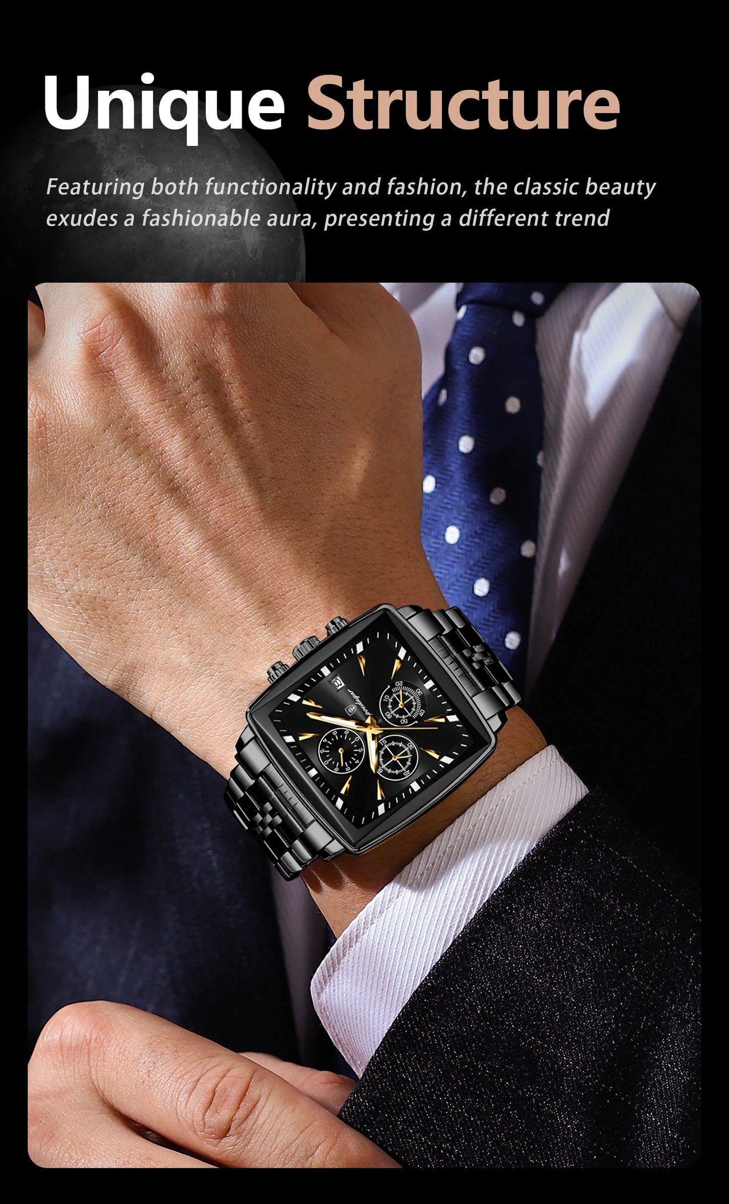 POEDAGAR Business Men Clock