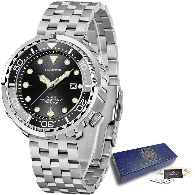 LIGE Fashion Diver Watch