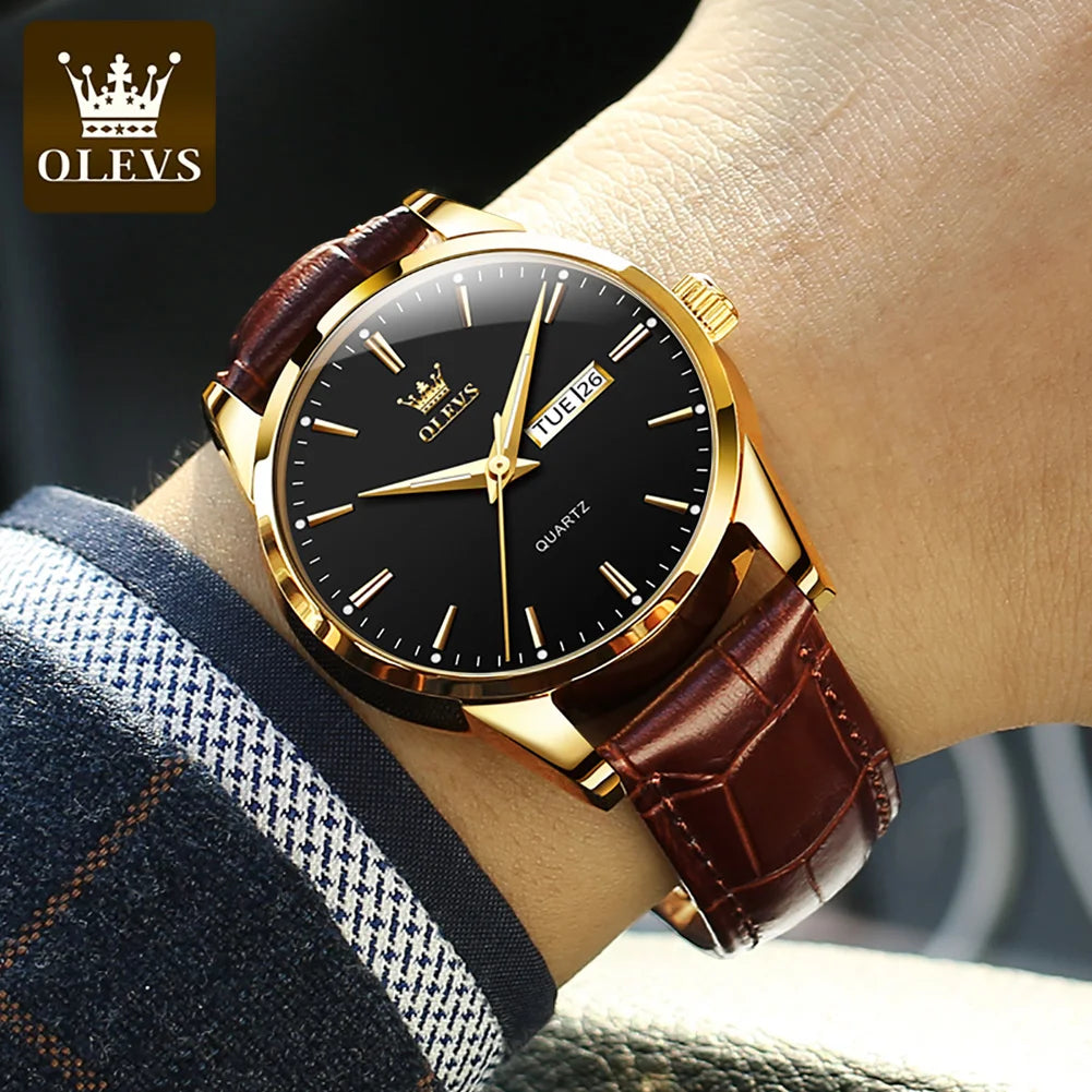 OLEVS Top Brand Men Classic Quartz