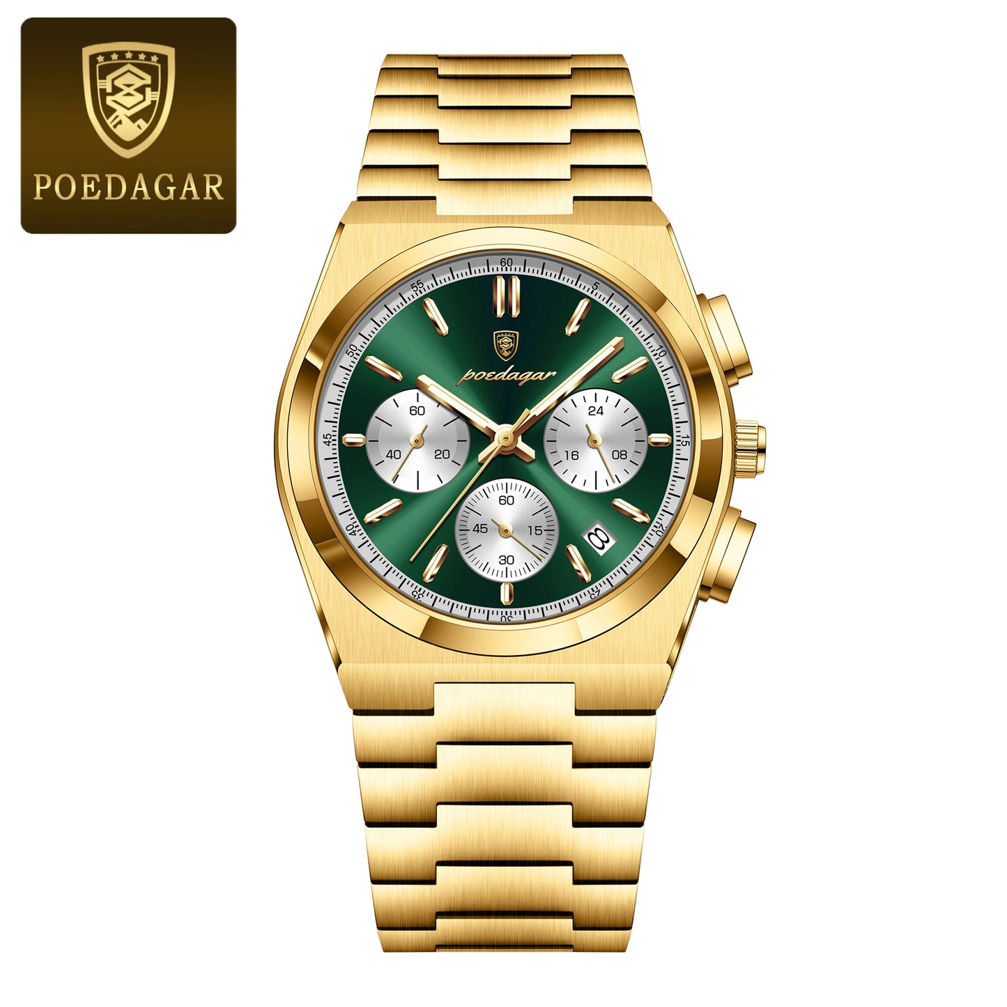 POEDAGAR Luxury Quartz Watch Sport