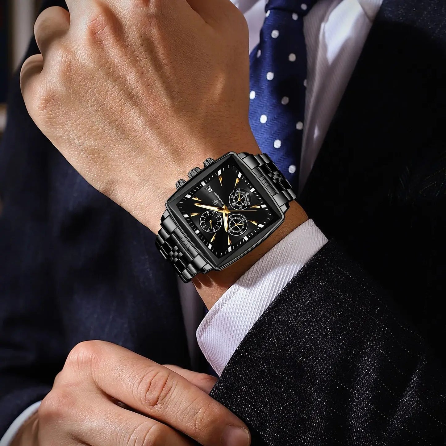 POEDAGAR Business Men Clock