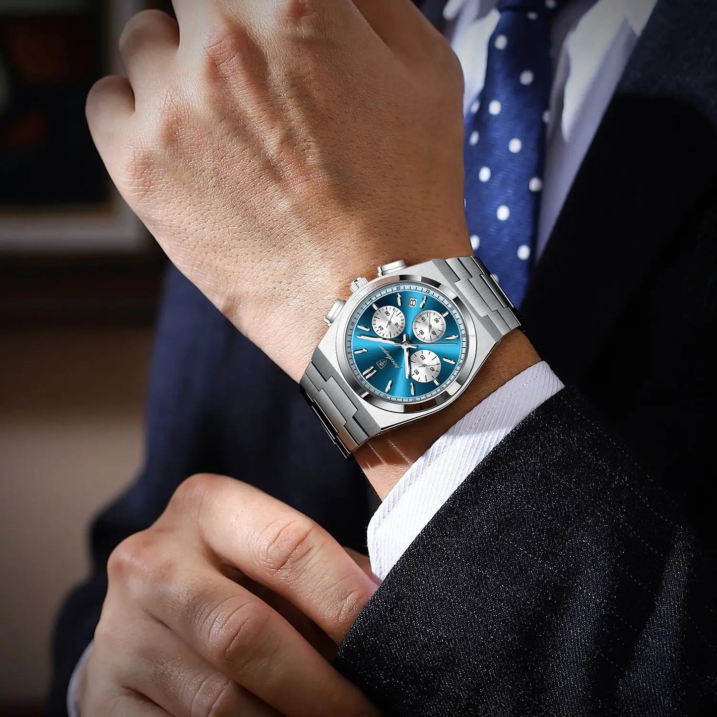 POEDAGAR Luxury Quartz Watch Sport