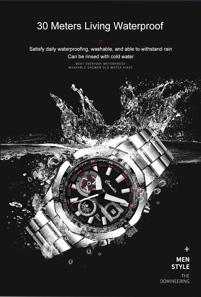 UTHAI Men's Fashion Watch Casual Sports