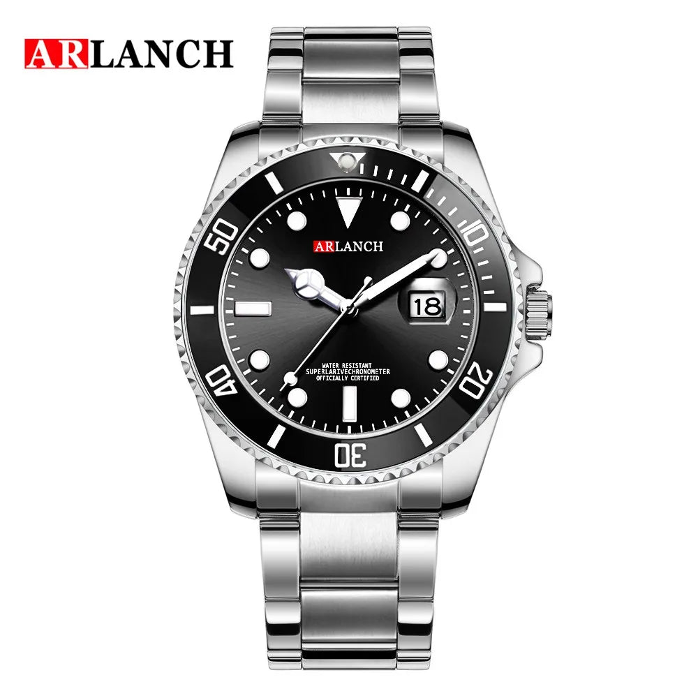 ARLANCH Quartz Steel Watch Luminous