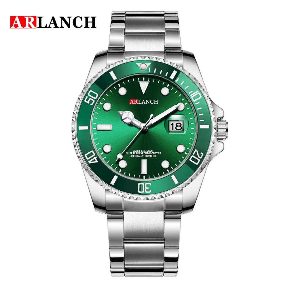 ARLANCH Quartz Steel Watch Luminous