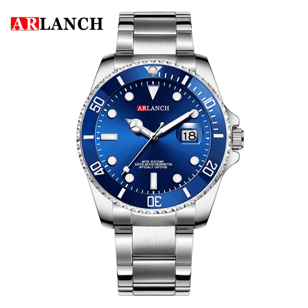 ARLANCH Quartz Steel Watch Luminous