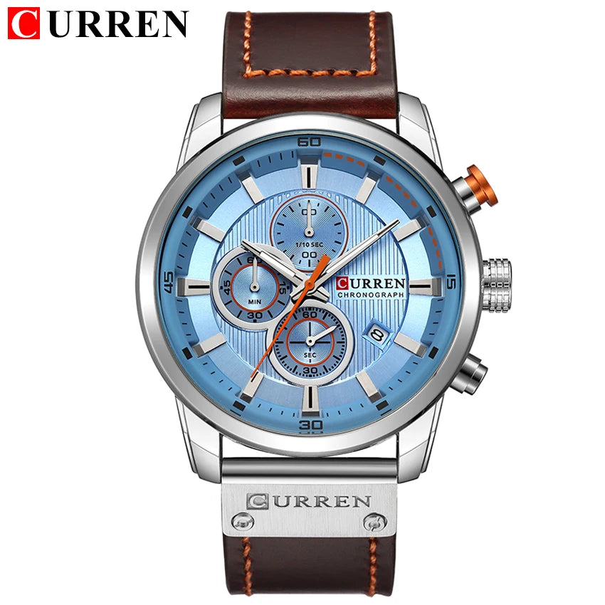Luxury Chronograph Quartz Watch Men Sports