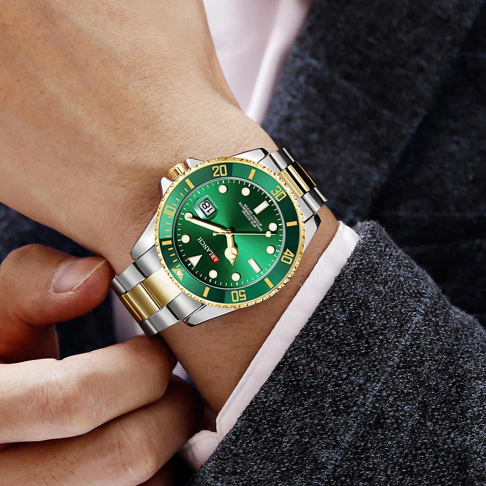 ARLANCH Quartz Steel Watch Luminous