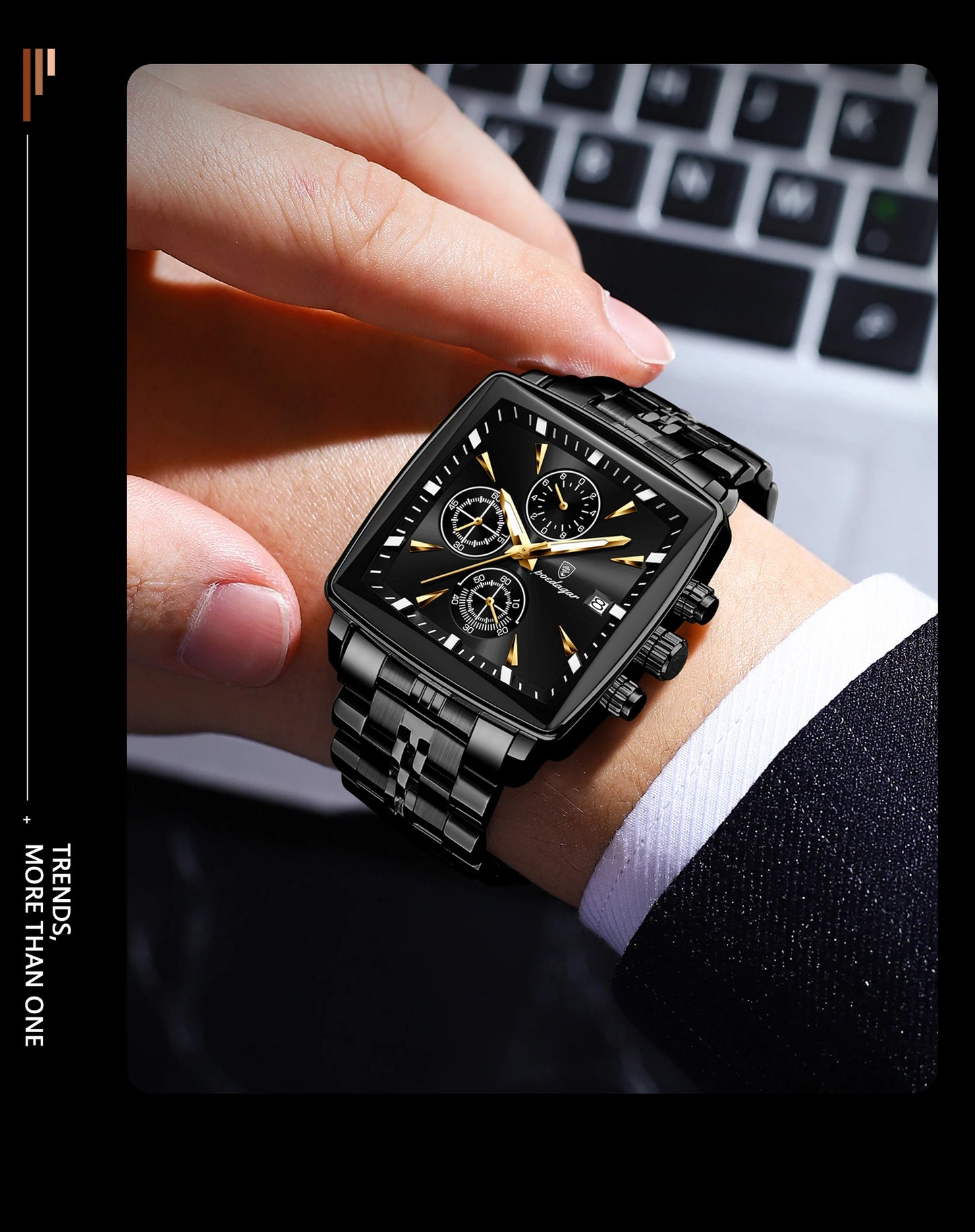 POEDAGAR Business Men Clock