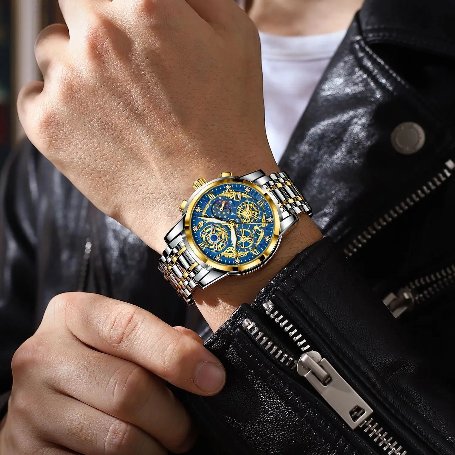 POEDAGAR Luxury High Quality Watch Waterproof