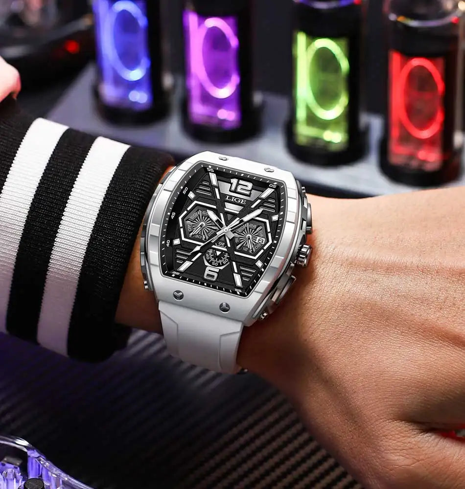 Relogio Masculino LIGE Men Watch Luxury