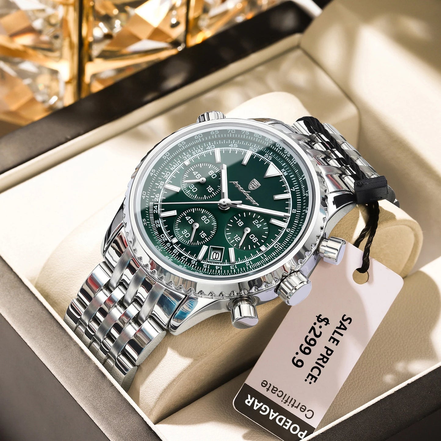POEDAGAR Luxury Military Watch Waterproof
