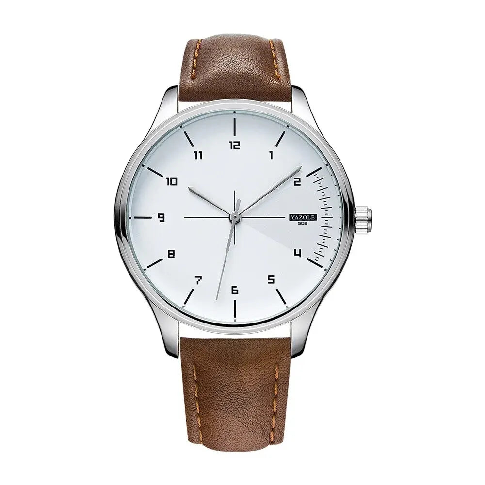 Top Brand NEW Mens Watch Leather