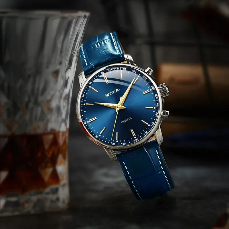 Fashion Male Clock Mens Casual Wristwatch