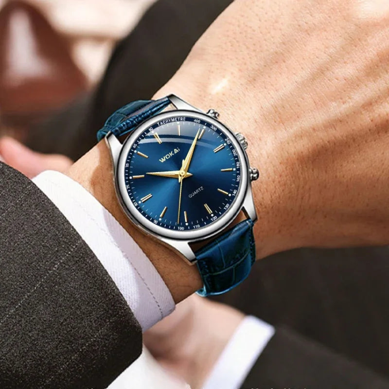 Fashion Male Clock Mens Casual Wristwatch