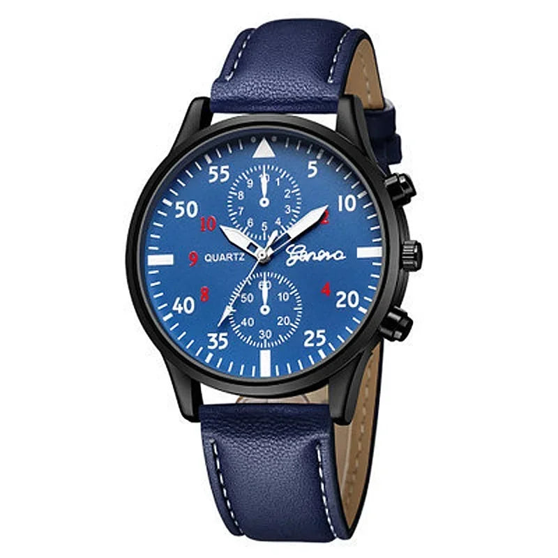 2PCS/Set Men Business Watches Fashion