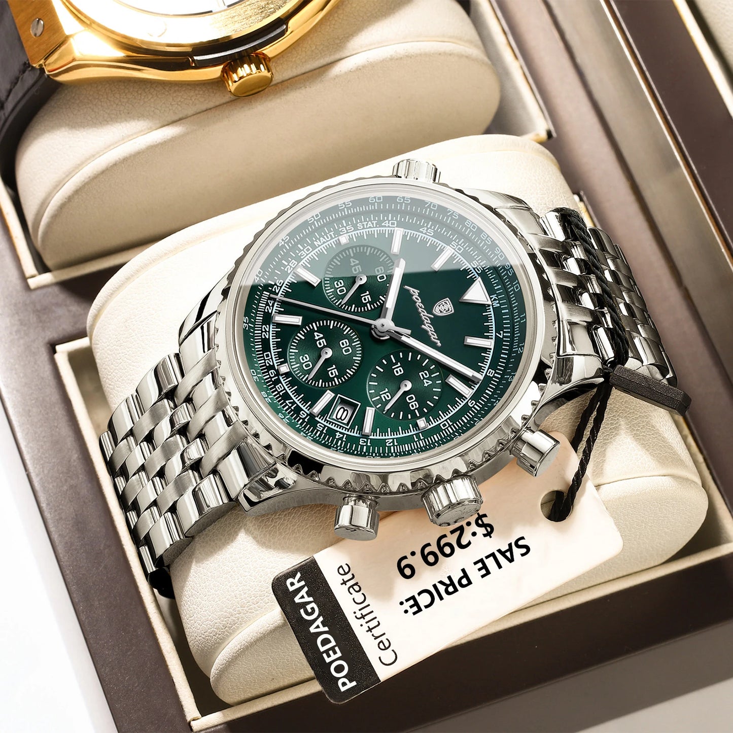 POEDAGAR Luxury Military Watch Waterproof