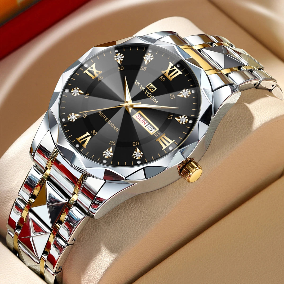 Men Watch Water Diamond Luxury