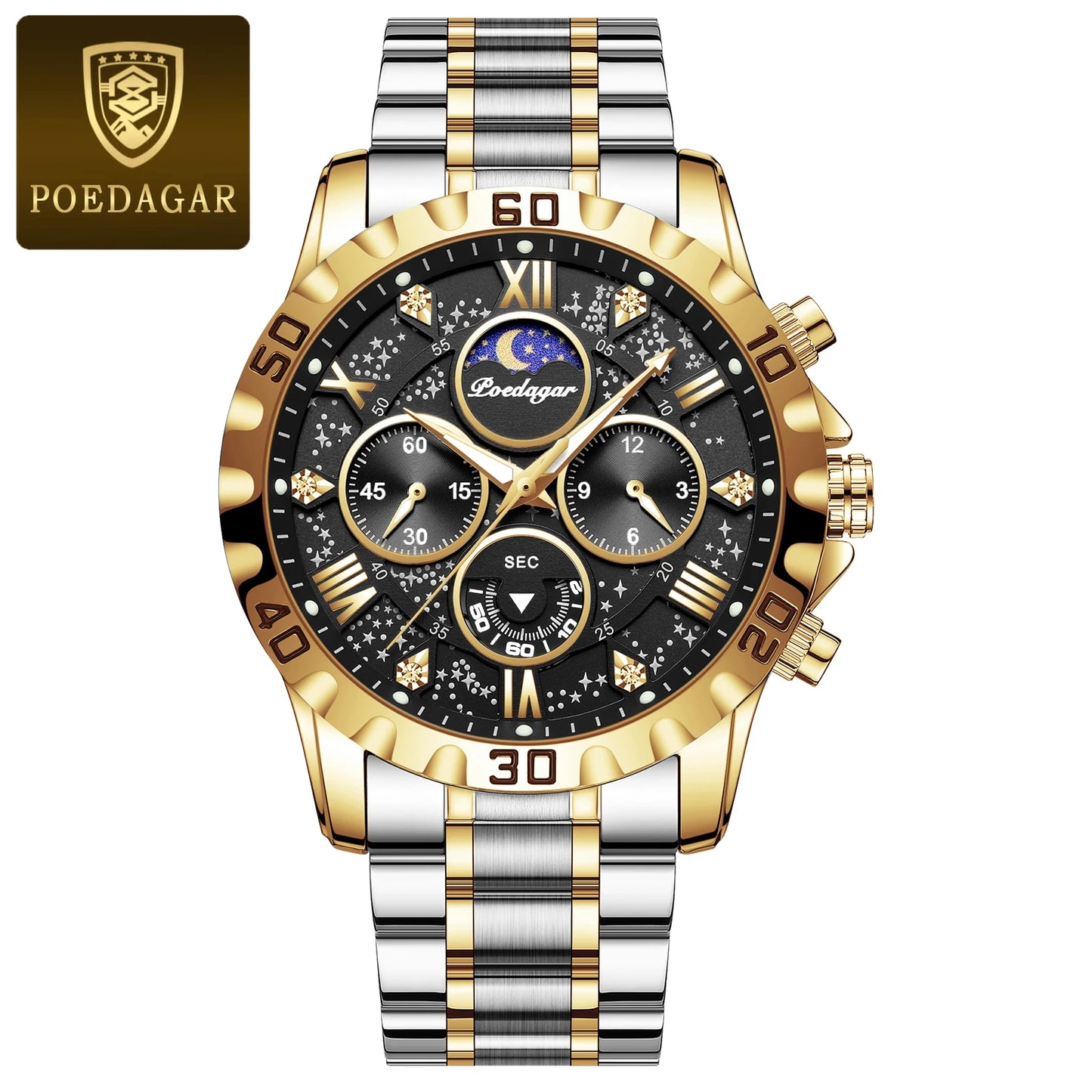 POEDAGAR Top Luxury Man Wristwatch