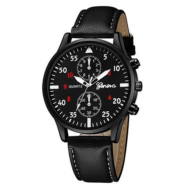 2PCS/Set Men Business Watches Fashion
