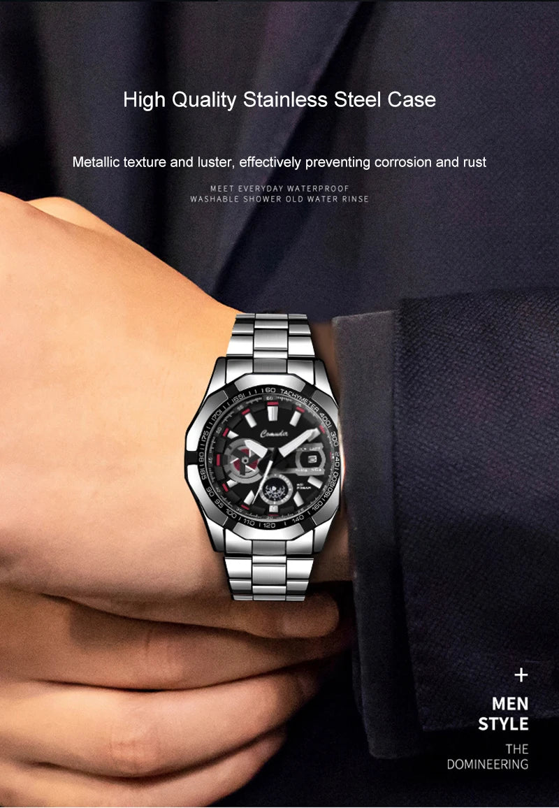 UTHAI Men's Fashion Watch Casual Sports