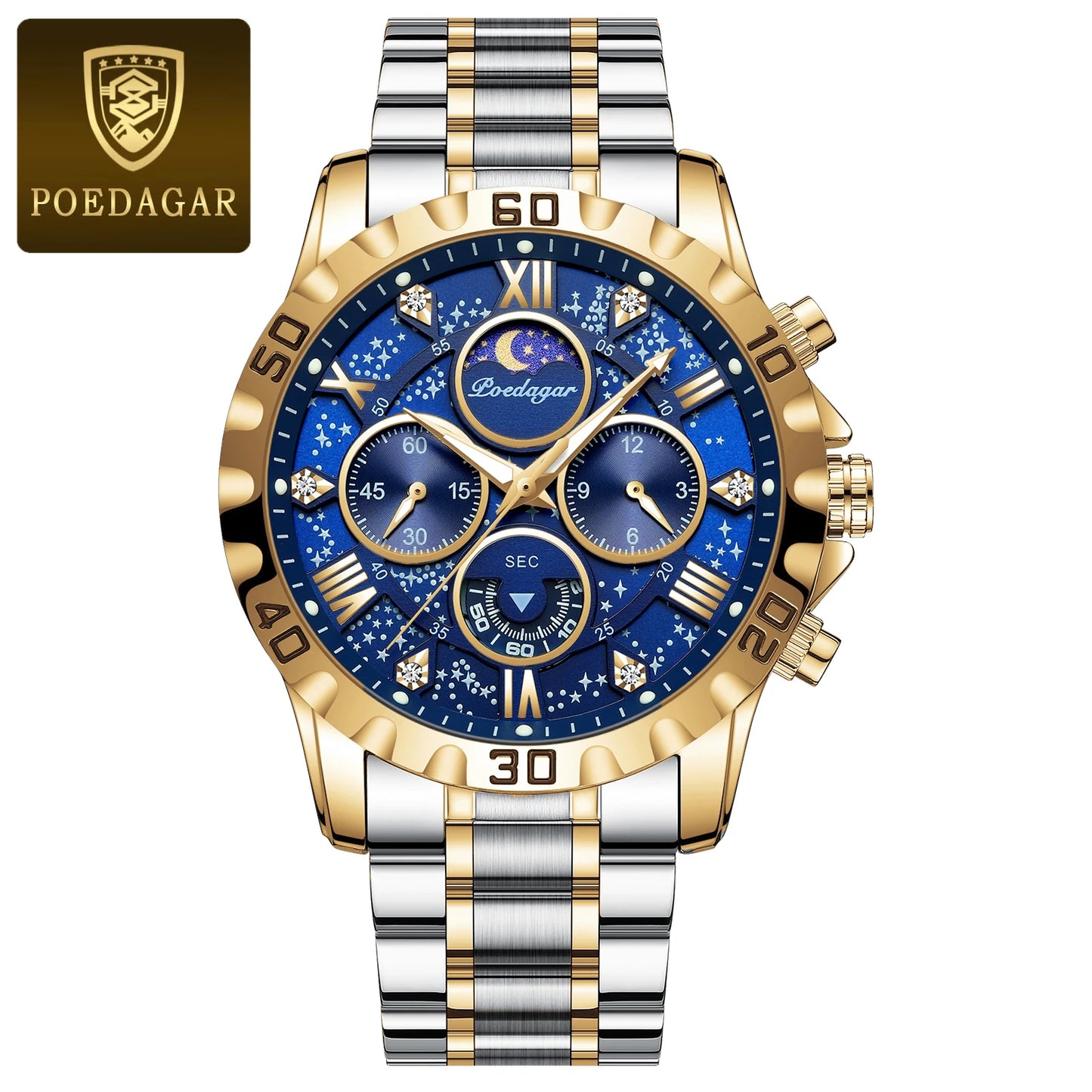 POEDAGAR Top Luxury Man Wristwatch