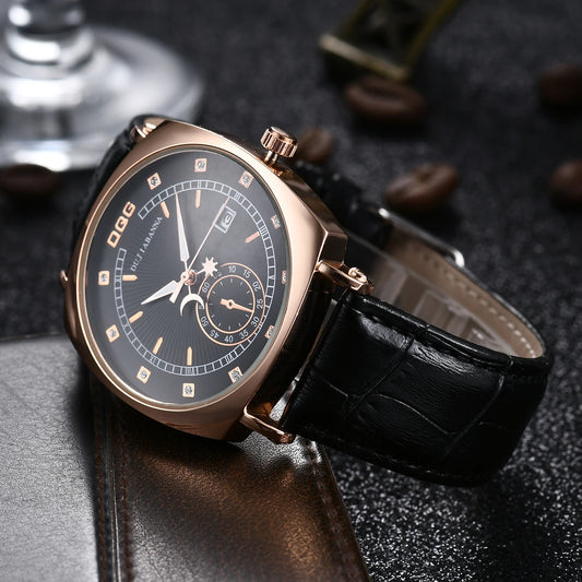 New Men Watches Luxury Brand Square