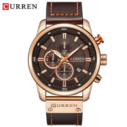 Luxury Chronograph Quartz Watch Men Sports