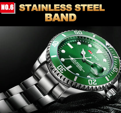 ARLANCH Quartz Steel Watch Luminous