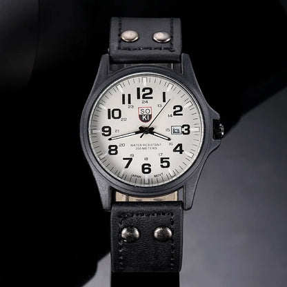SOKI Mens Casual Wristwatch Quartz