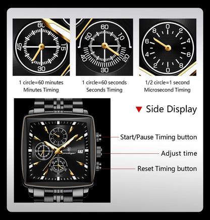 POEDAGAR Business Men Clock