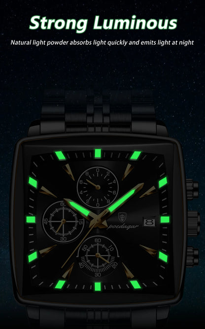 POEDAGAR Business Men Clock