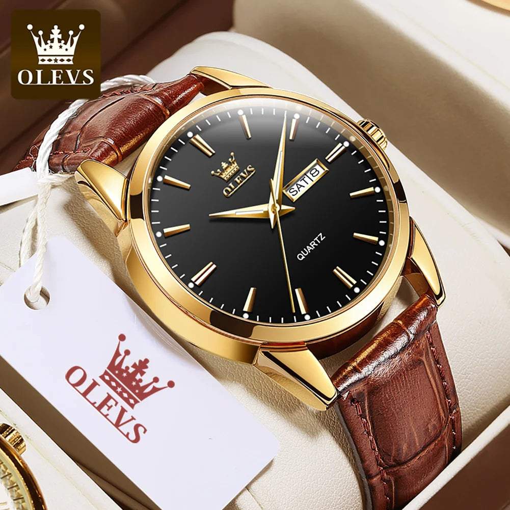 OLEVS Top Brand Men Classic Quartz