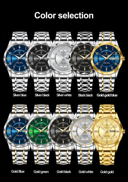 POEDAGAR Luxury Men Quartz Watch