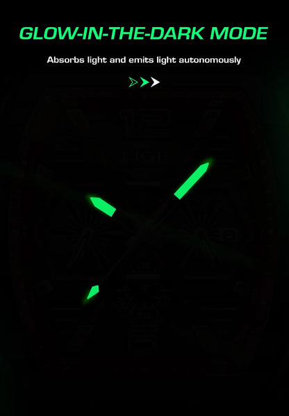 Relogio Masculino LIGE Men Watch Luxury